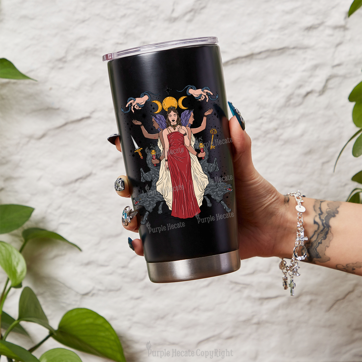Purplehecate The Triple Goddess Hecate Tumbler