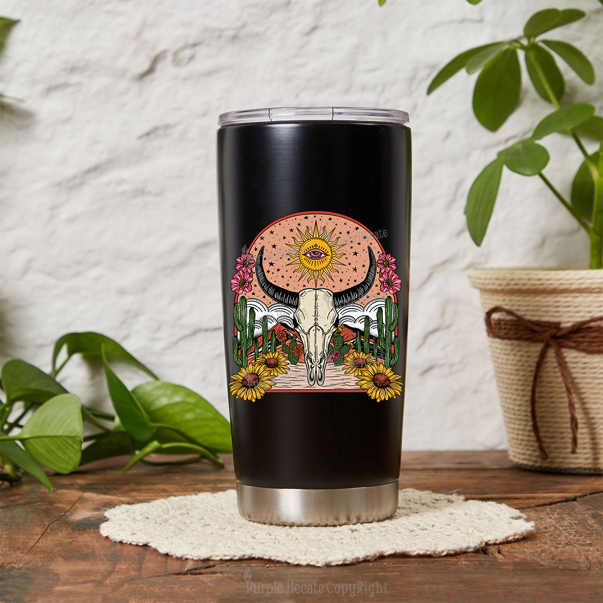 Purplehecate Desert Bloom Tumbler