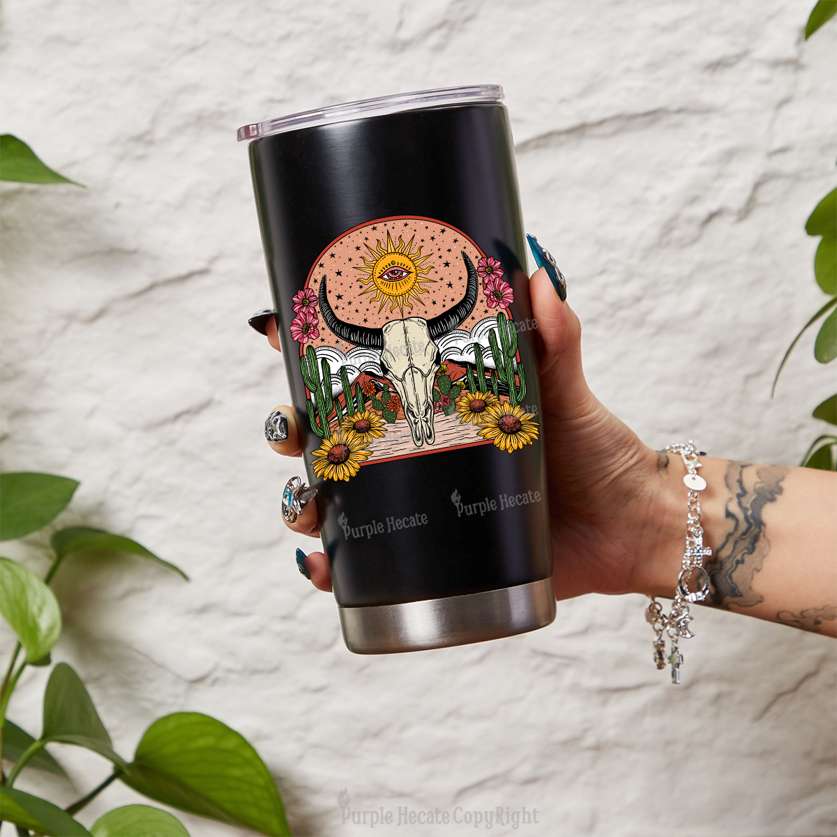Purplehecate Desert Bloom Tumbler