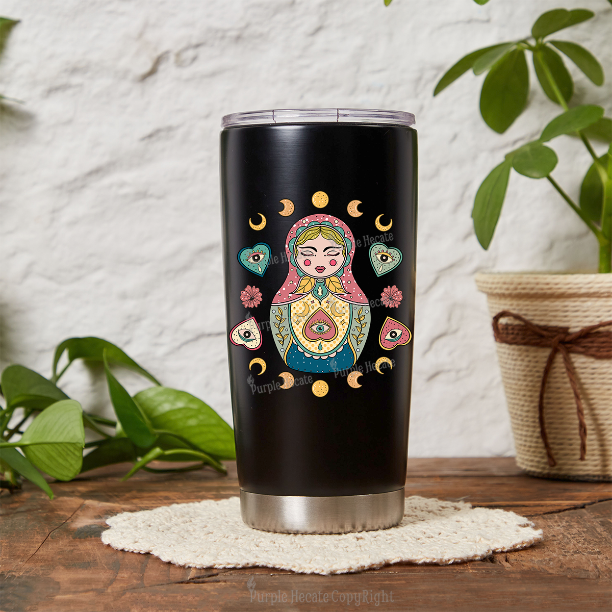 Purplehecate Nesting Doll Tumbler