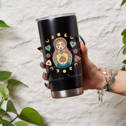 Purplehecate Nesting Doll Tumbler