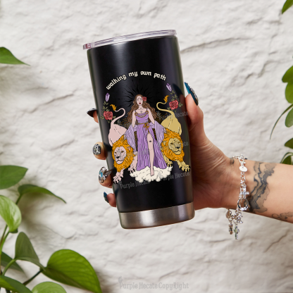 Purplehecate The Goddess Walking My Own Path Tumbler