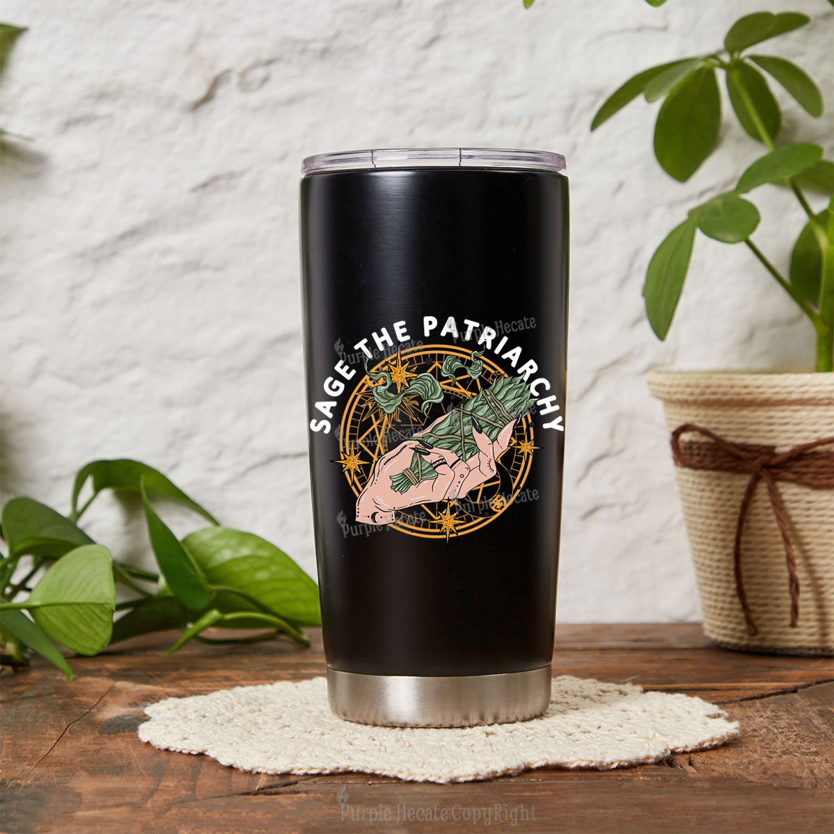 Purplehecate Sage The Patriarchy Tumbler