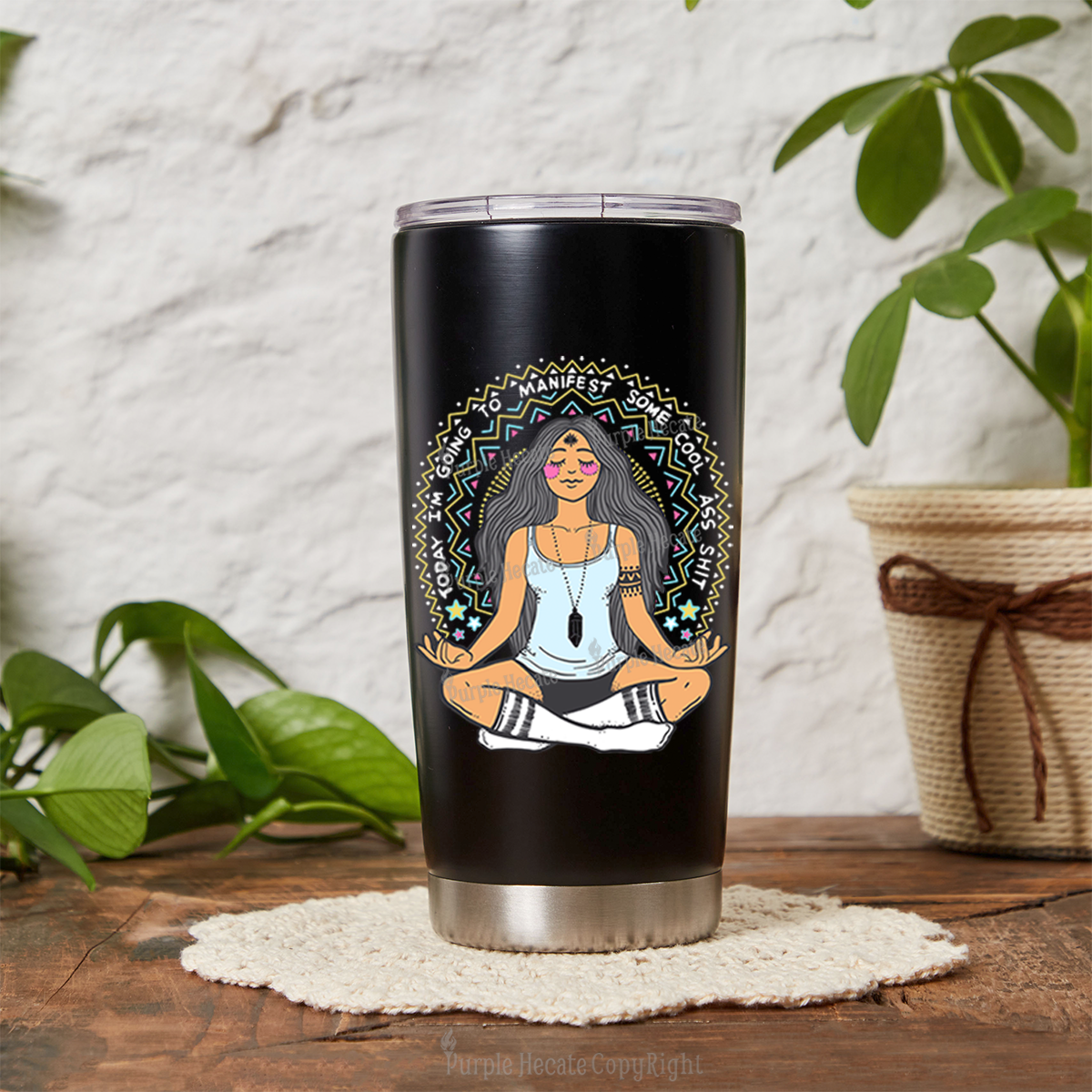 Purplehecate Today I'm Going To Manifest Tumbler