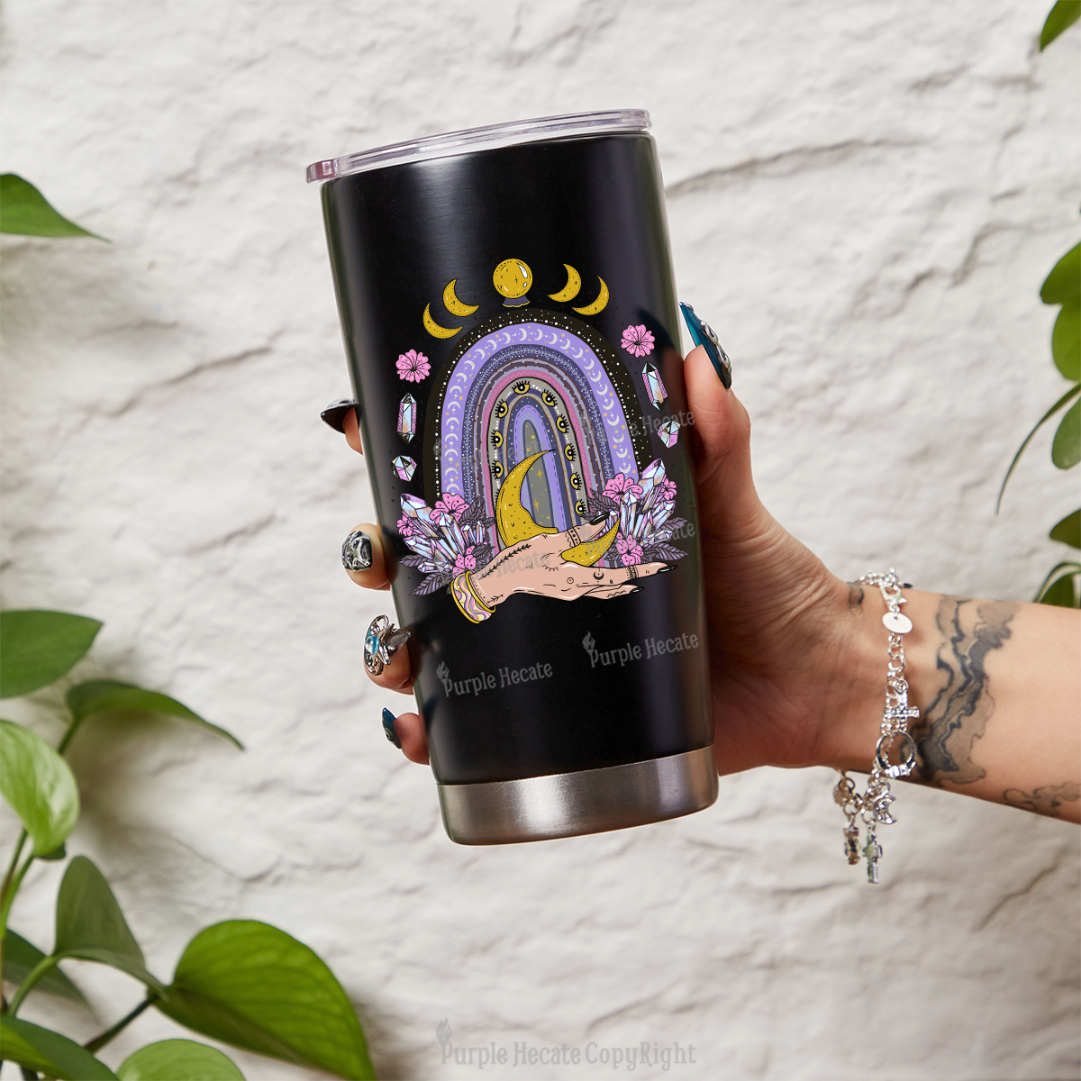 Purplehecate Magic Rainbow Tumbler