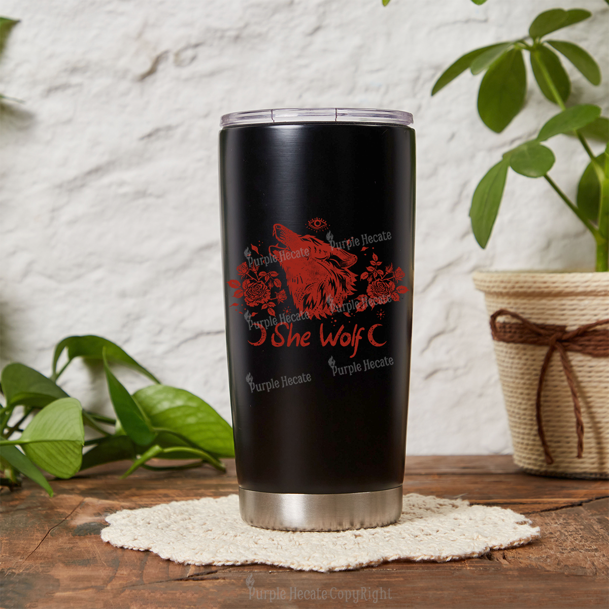 Purplehecate She Wolf Tumbler