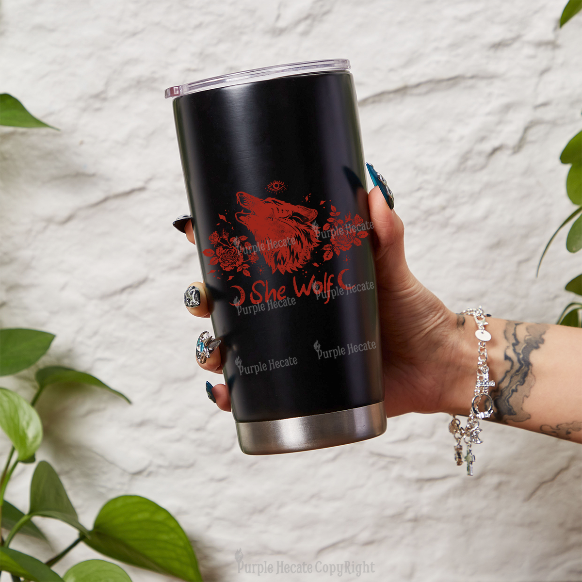 Purplehecate She Wolf Tumbler