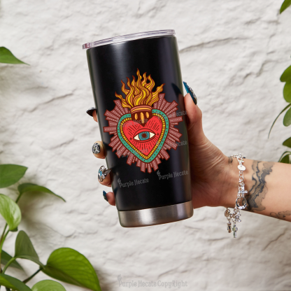 Purplehecate Sacred Heart Tumbler