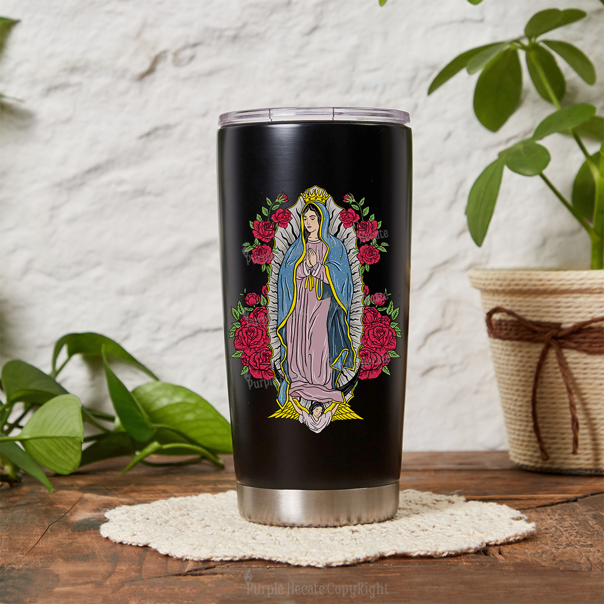 Purplehecate Mother Mary Tumbler