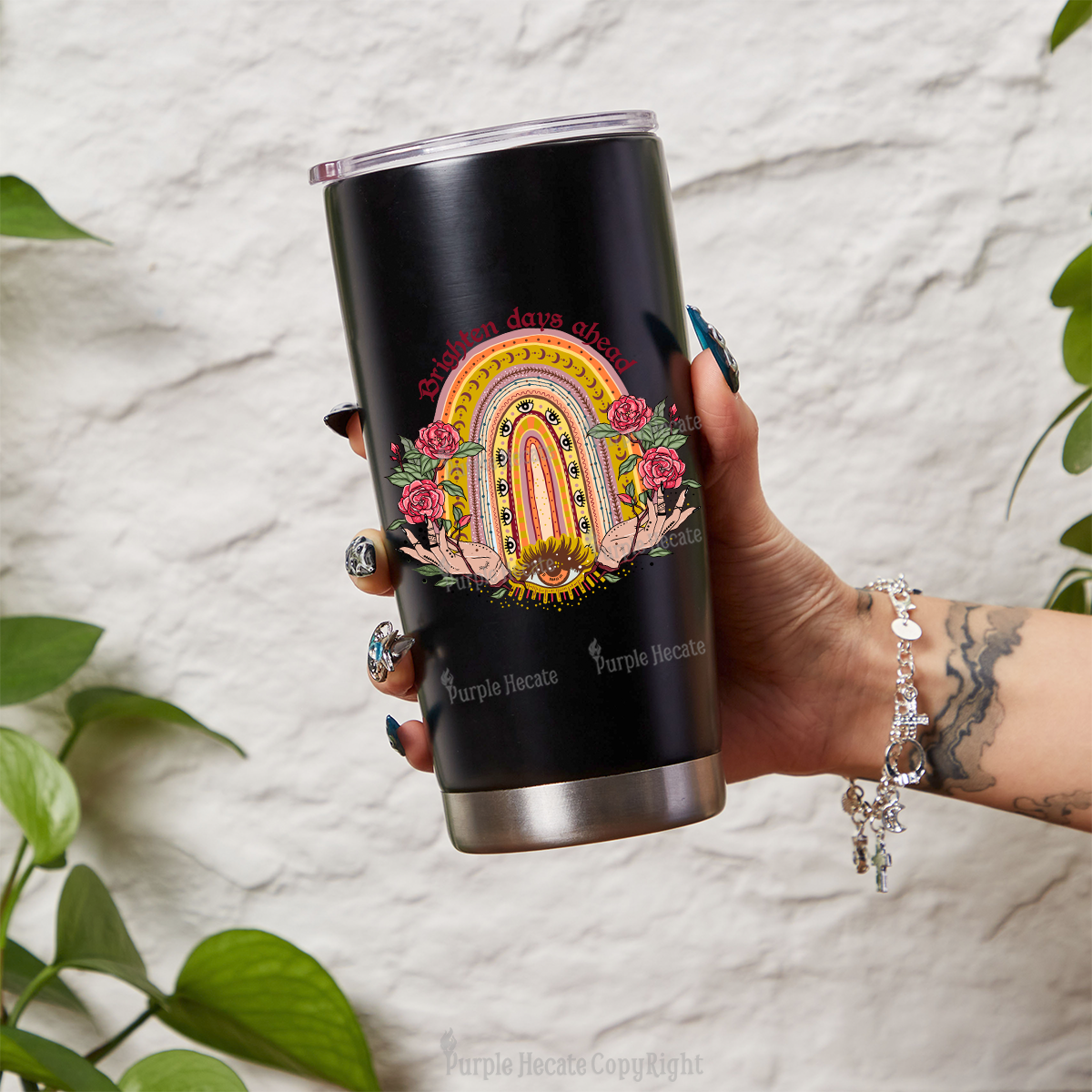 Purplehecate Brighten Days Ahead Tumbler