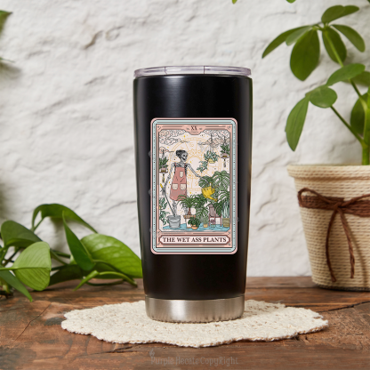 Purplehecate The Wet Ass Plants Tarot Tumbler