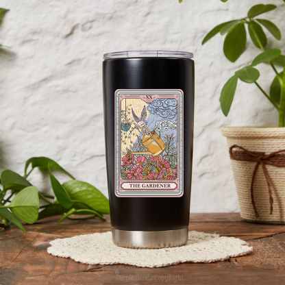 Purplehecate The Gardener Tarot Tumbler