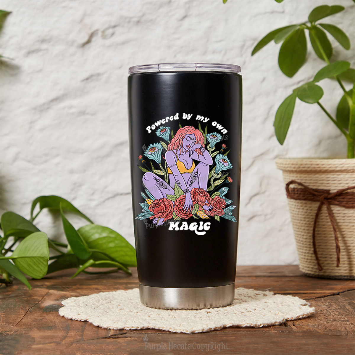Purplehecate Powered By My Own Magic Tumbler