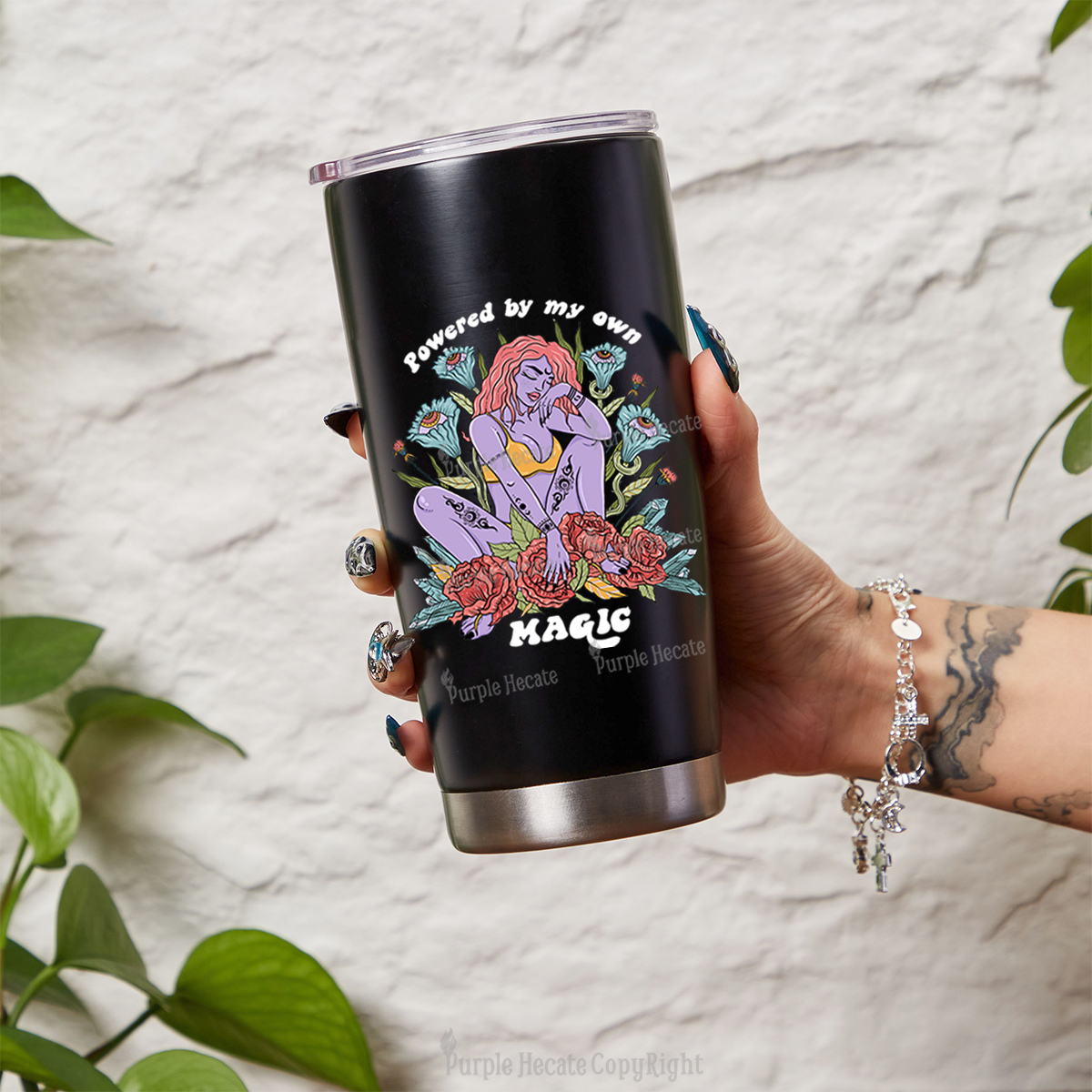 Purplehecate Powered By My Own Magic Tumbler