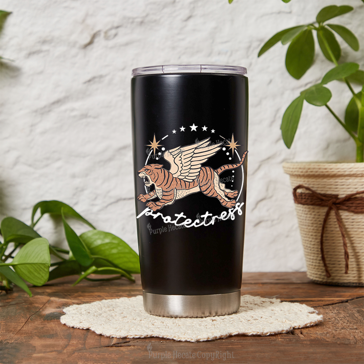 Purplehecate Protectress Tumbler