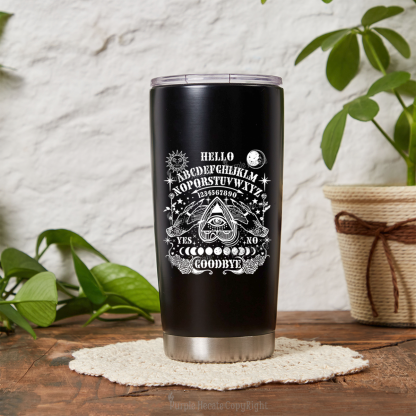 Purplehecate Hello Goodbye Tumbler