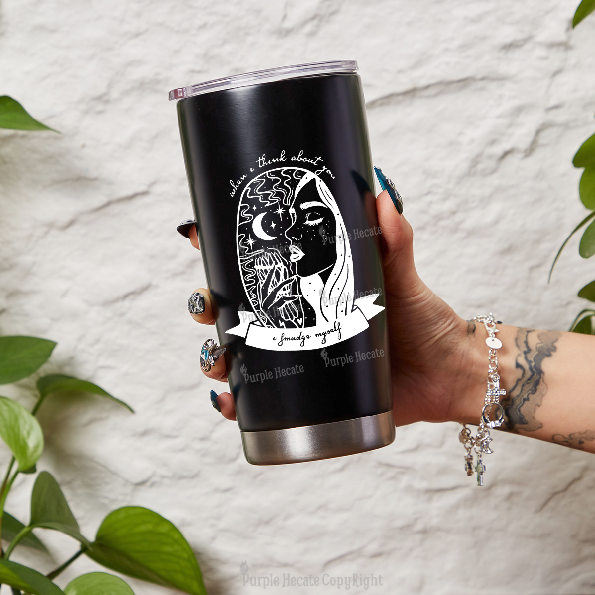 Purplehecate When I Think About You I Smudge Myself Tumbler