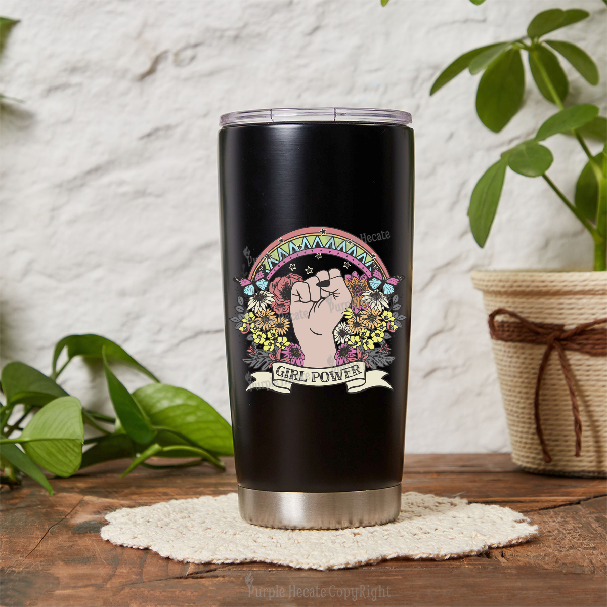 Purplehecate Girl Power Tumbler