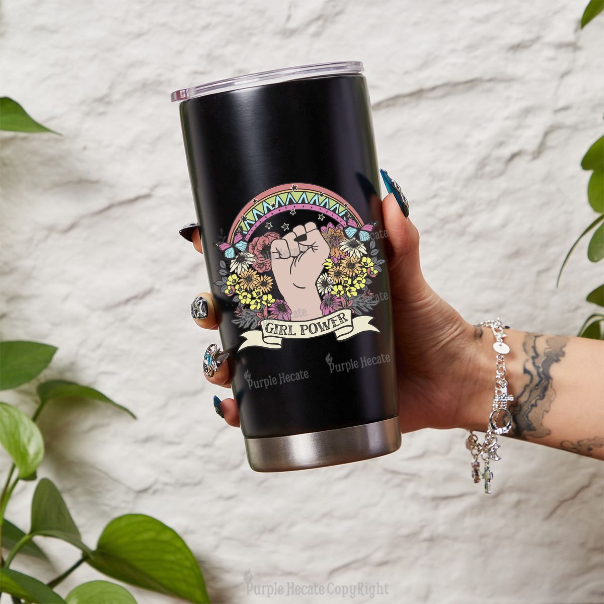Purplehecate Girl Power Tumbler