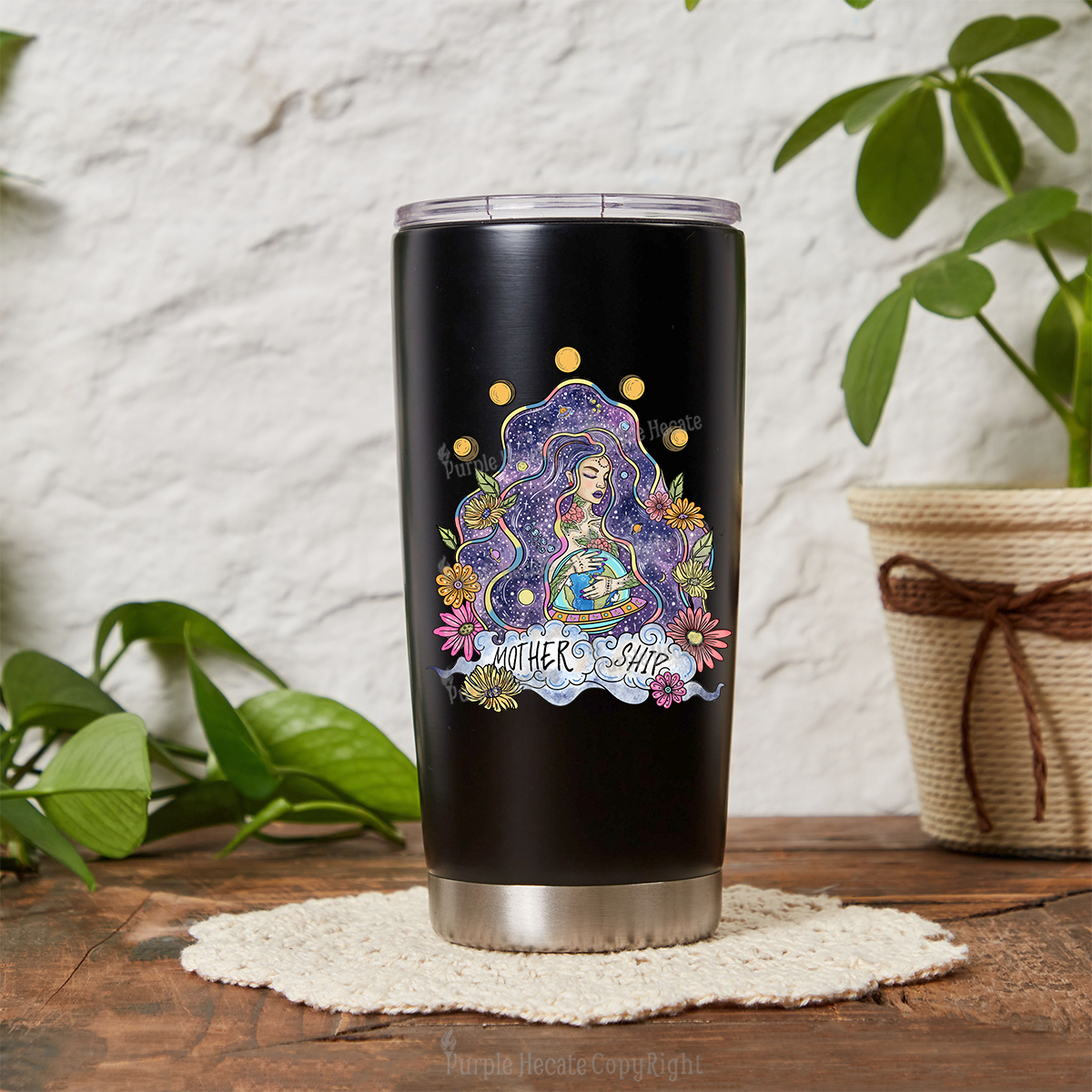 Purplehecate Mother Ship Tumbler