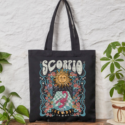 Purplehecate Scorpio Spirit Zodiac Tote Bag