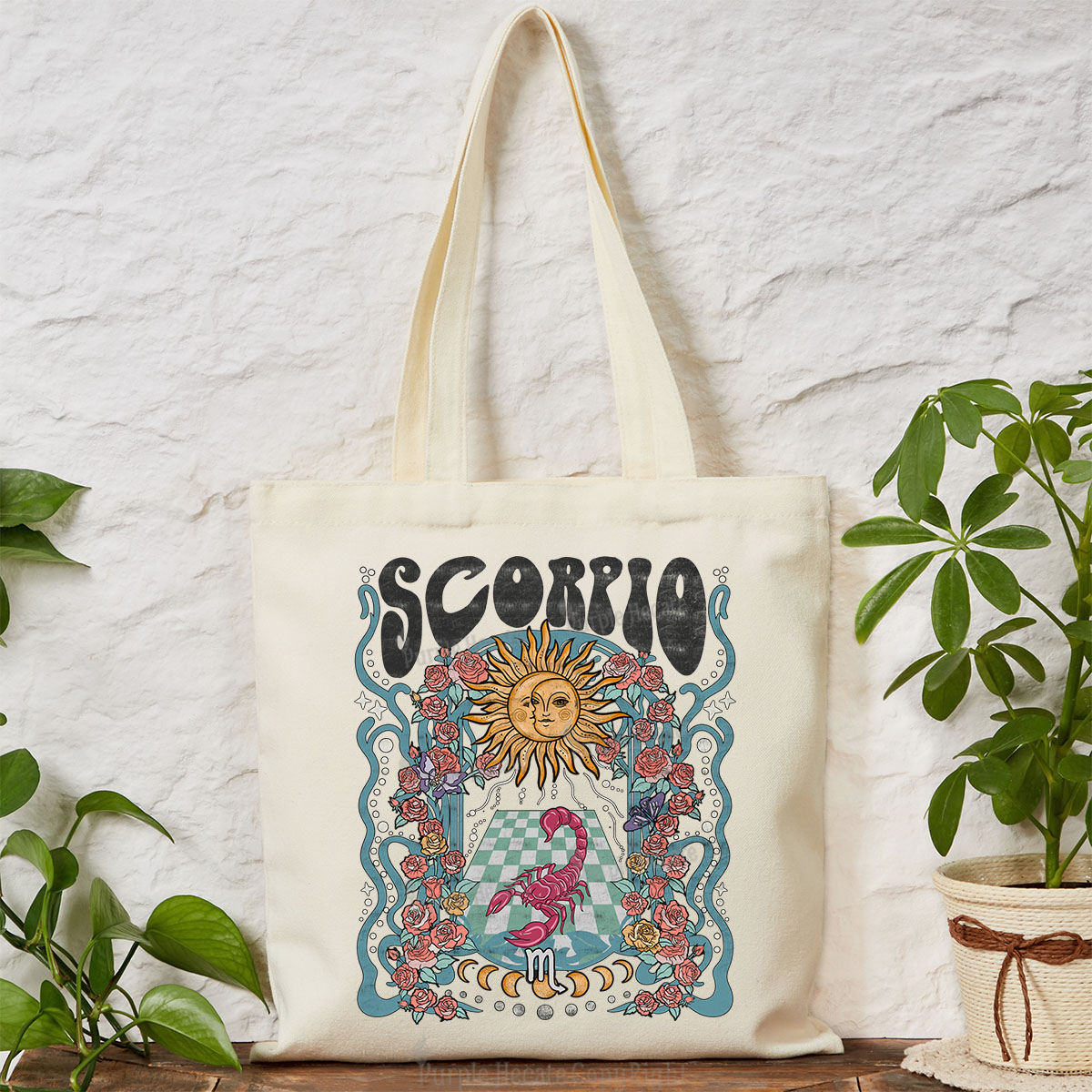 Purplehecate Scorpio Spirit Zodiac Tote Bag