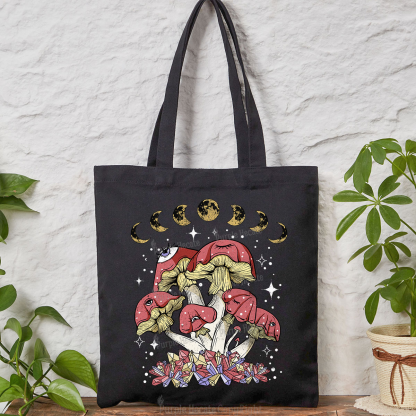 Purplehecate Magic Mushroom Tote Bag