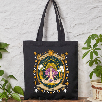 Purplehecate Virgo Radiance Tote Bag