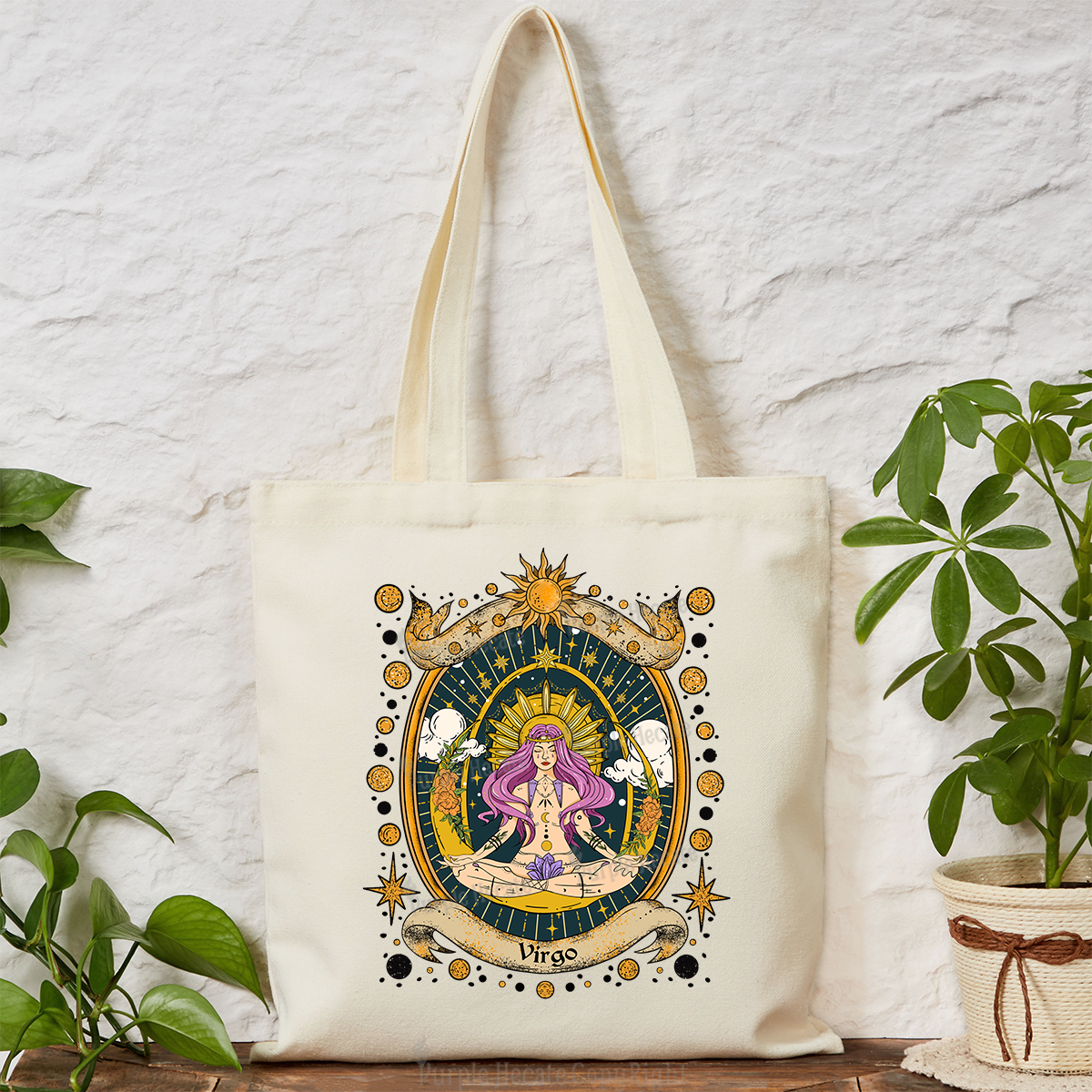 Purplehecate Virgo Radiance Tote Bag