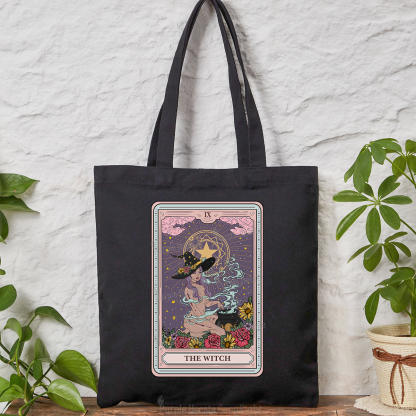 Purplehecate The Witch Tarot Tote Bag