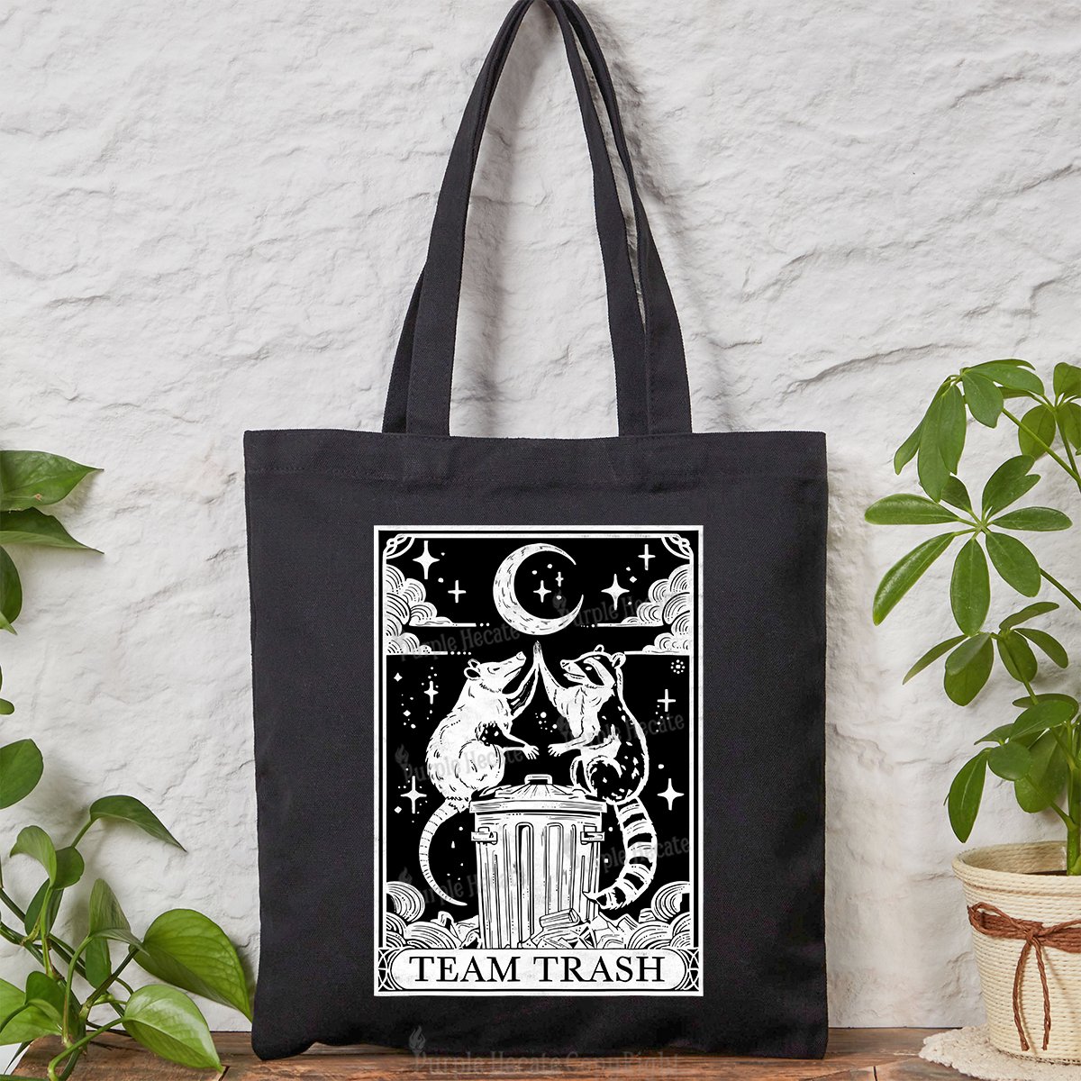 Purplehecate The Team Trash Tarot Tote Bag