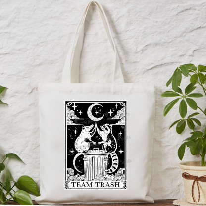 Purplehecate The Team Trash Tarot Tote Bag