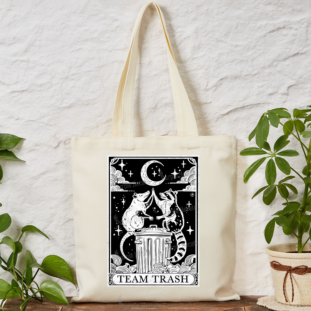 Purplehecate The Team Trash Tarot Tote Bag