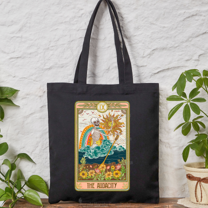 Purplehecate The Audacity Tarot Card Tote Bag