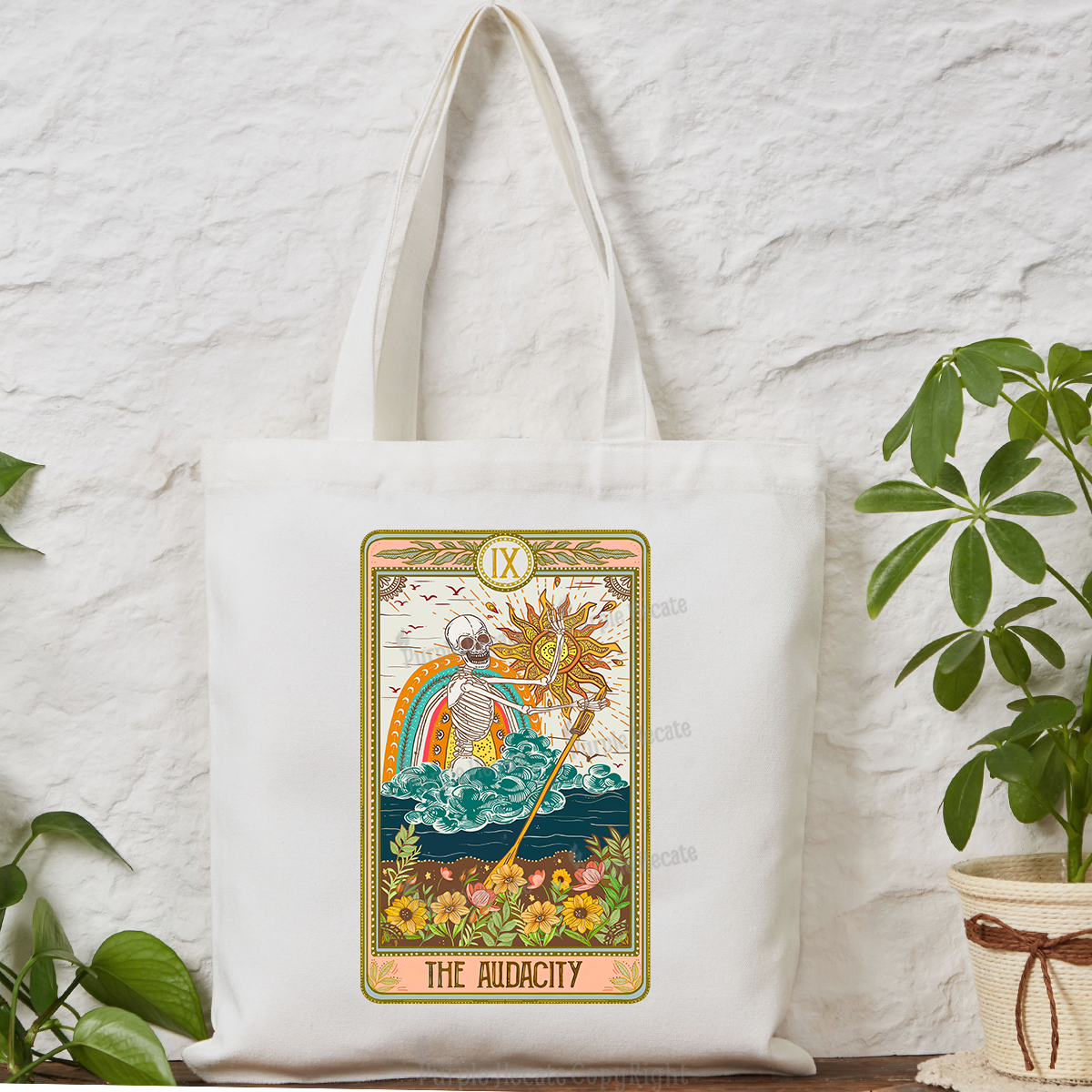 Purplehecate The Audacity Tarot Card Tote Bag