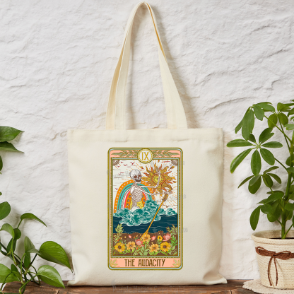 Purplehecate The Audacity Tarot Card Tote Bag