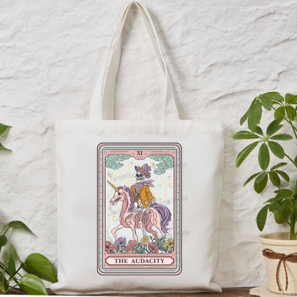Purplehecate The Audacity Tarot Card Tote Bag