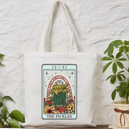 Purplehecate The Pickles Tarot Tote Bag