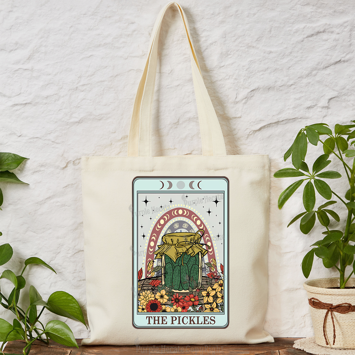 Purplehecate The Pickles Tarot Tote Bag