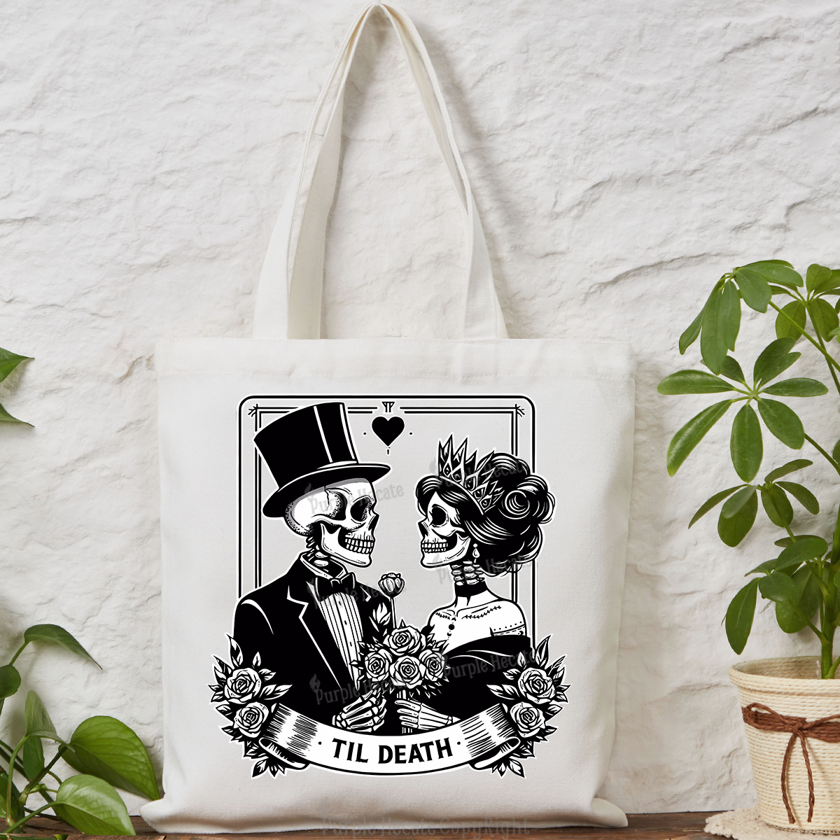 Purplehecate Til Death Tote Bag