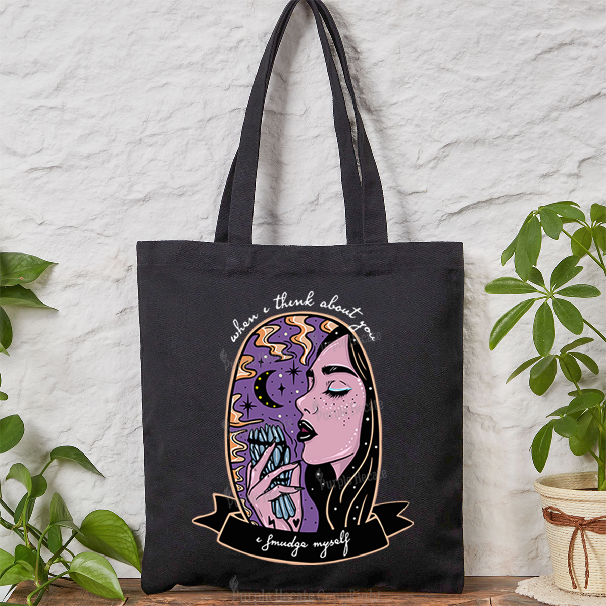 Purplehecate When I Think About You Tote Bag