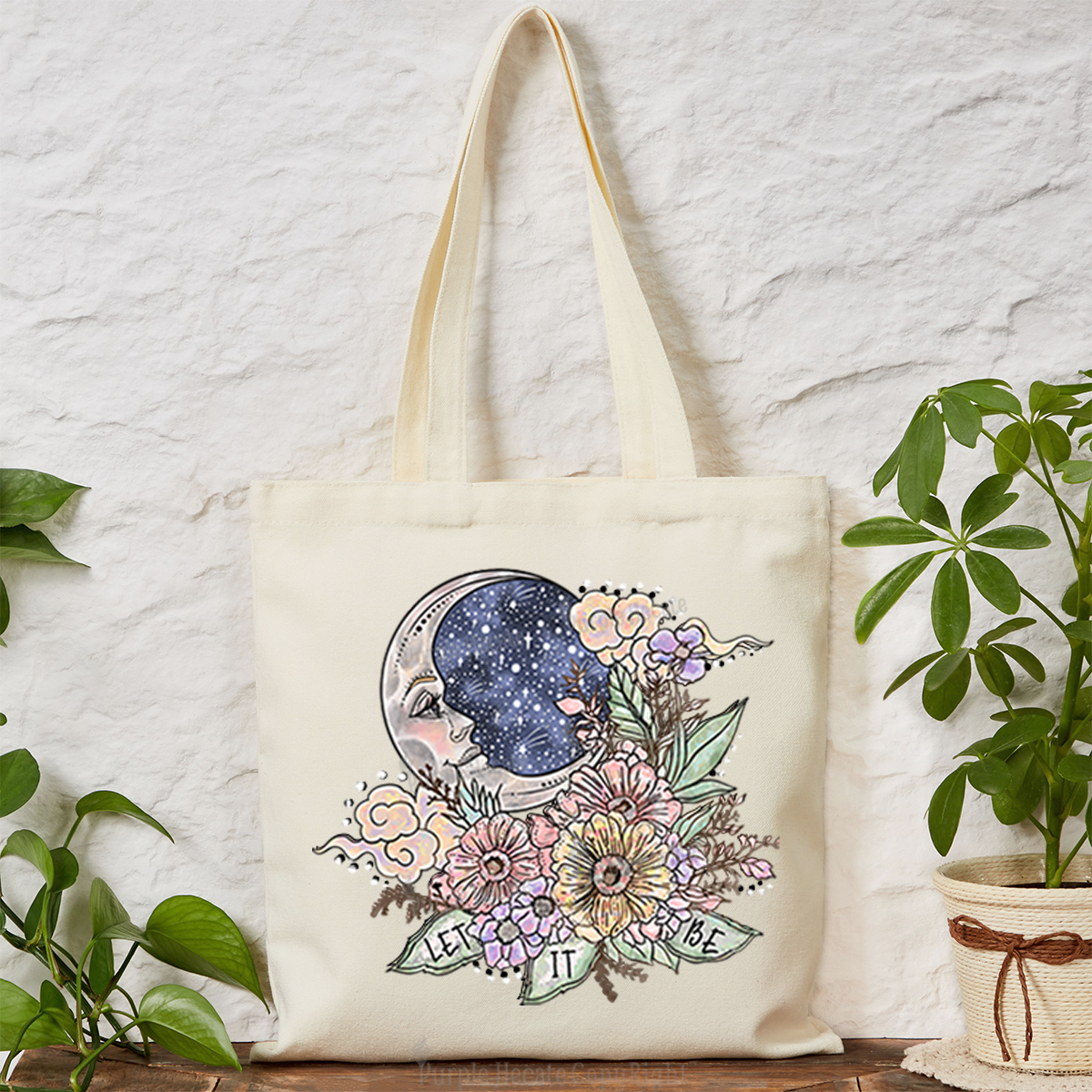 Purplehecate Let It Be Tote Bag