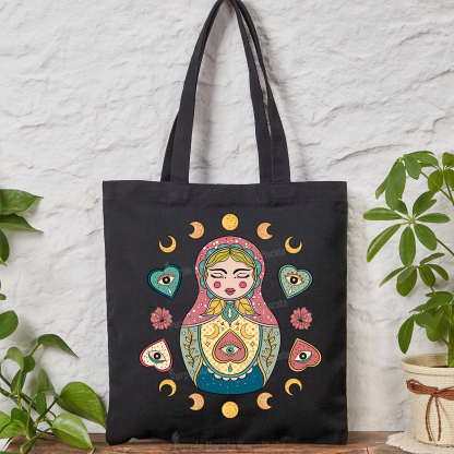 Purplehecate Nesting Doll Tote Bag