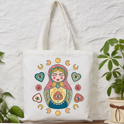 Purplehecate Nesting Doll Tote Bag