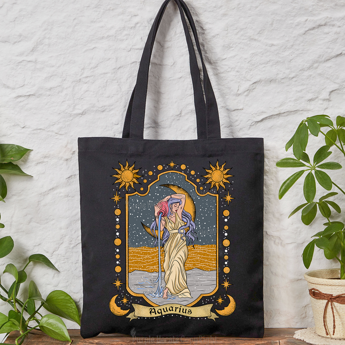 Purplehecate Aquarius Tote Bag