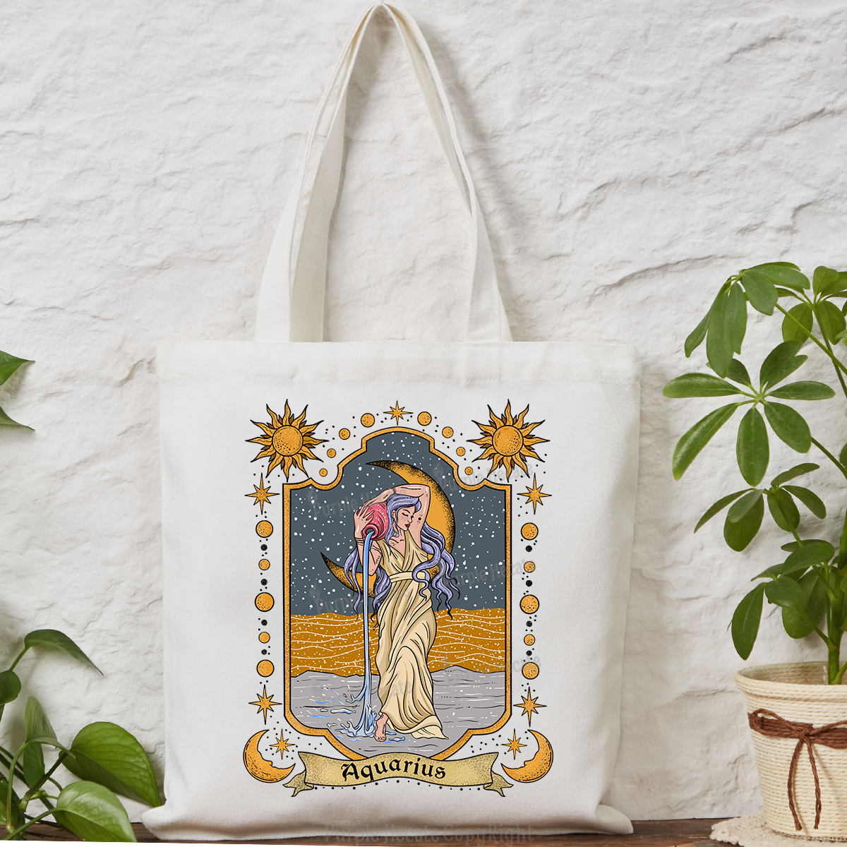 Purplehecate Aquarius Tote Bag