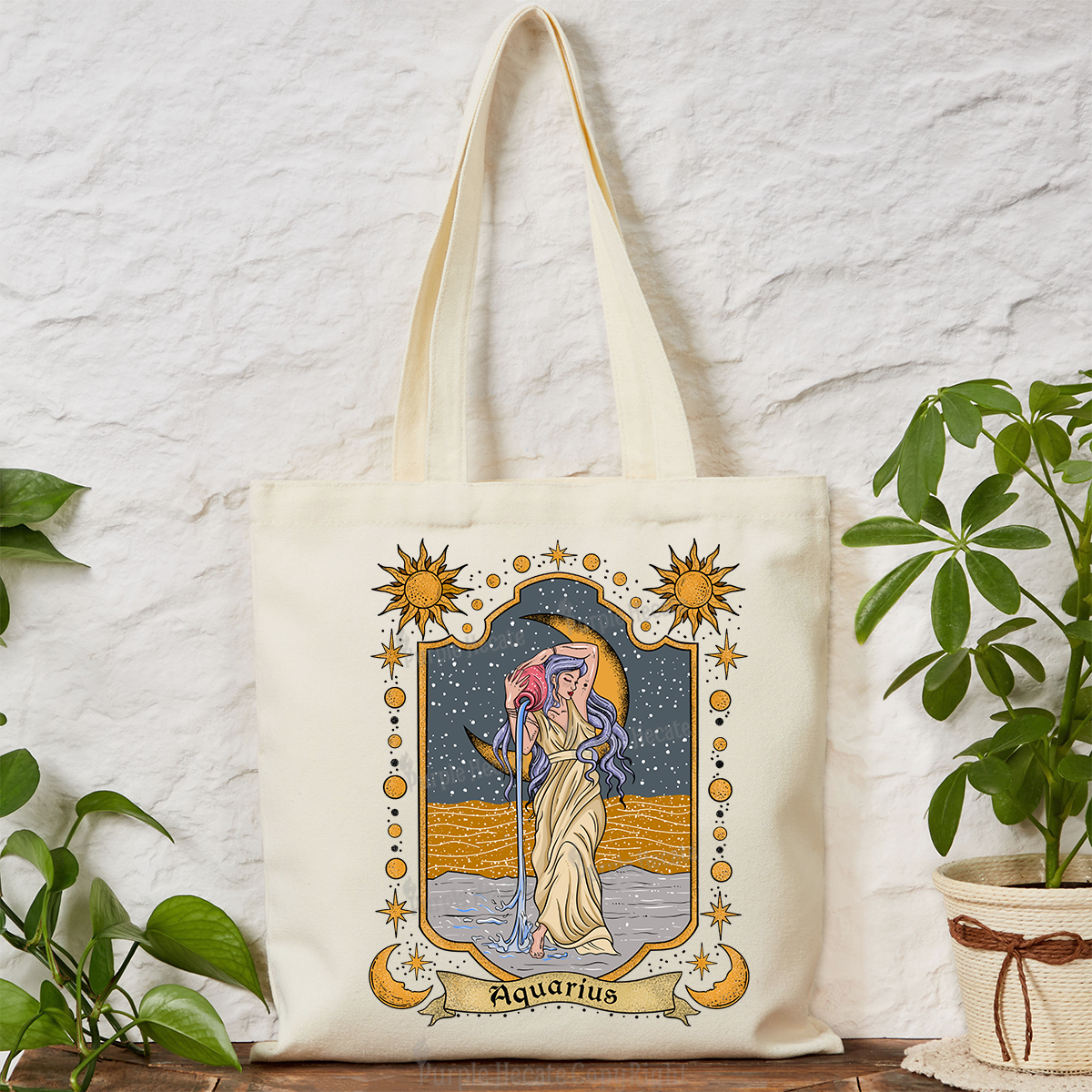 Purplehecate Aquarius Tote Bag