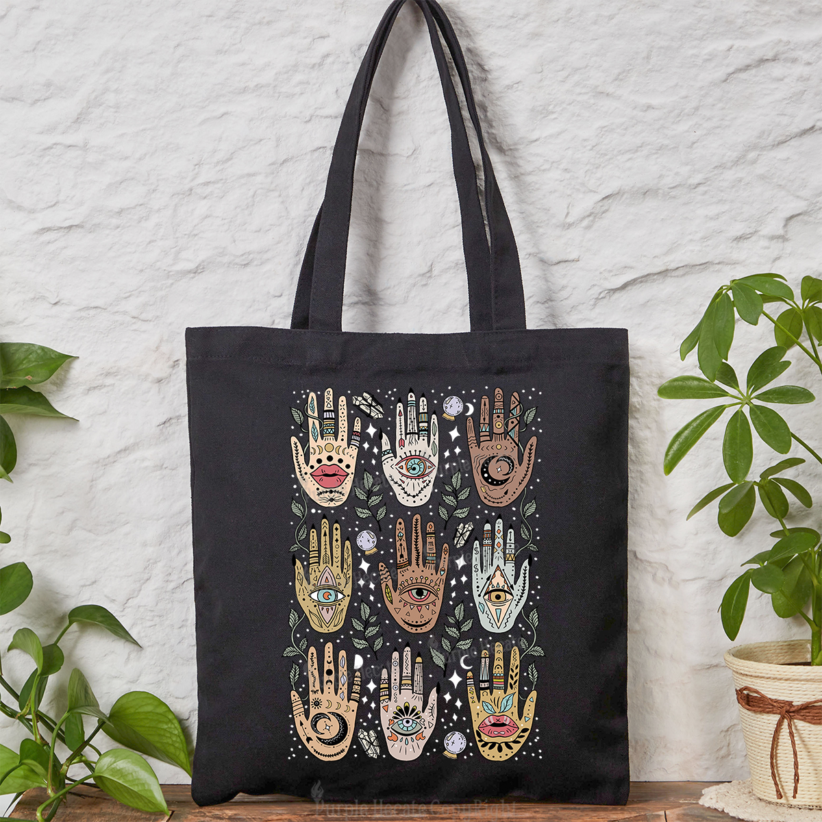 Purplehecate Helping Hands Tote Bag