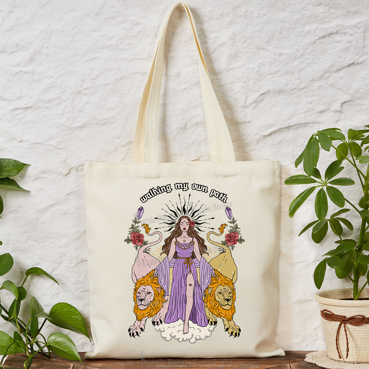 Purplehecate Waliking My Own Path Tote Bag