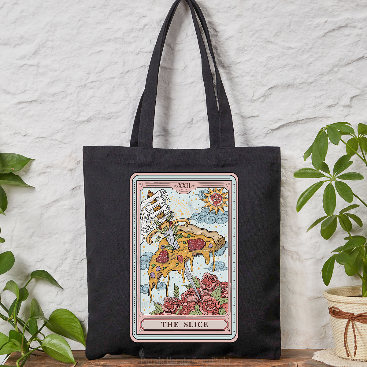 Purplehecate The Slice Tote Bag
